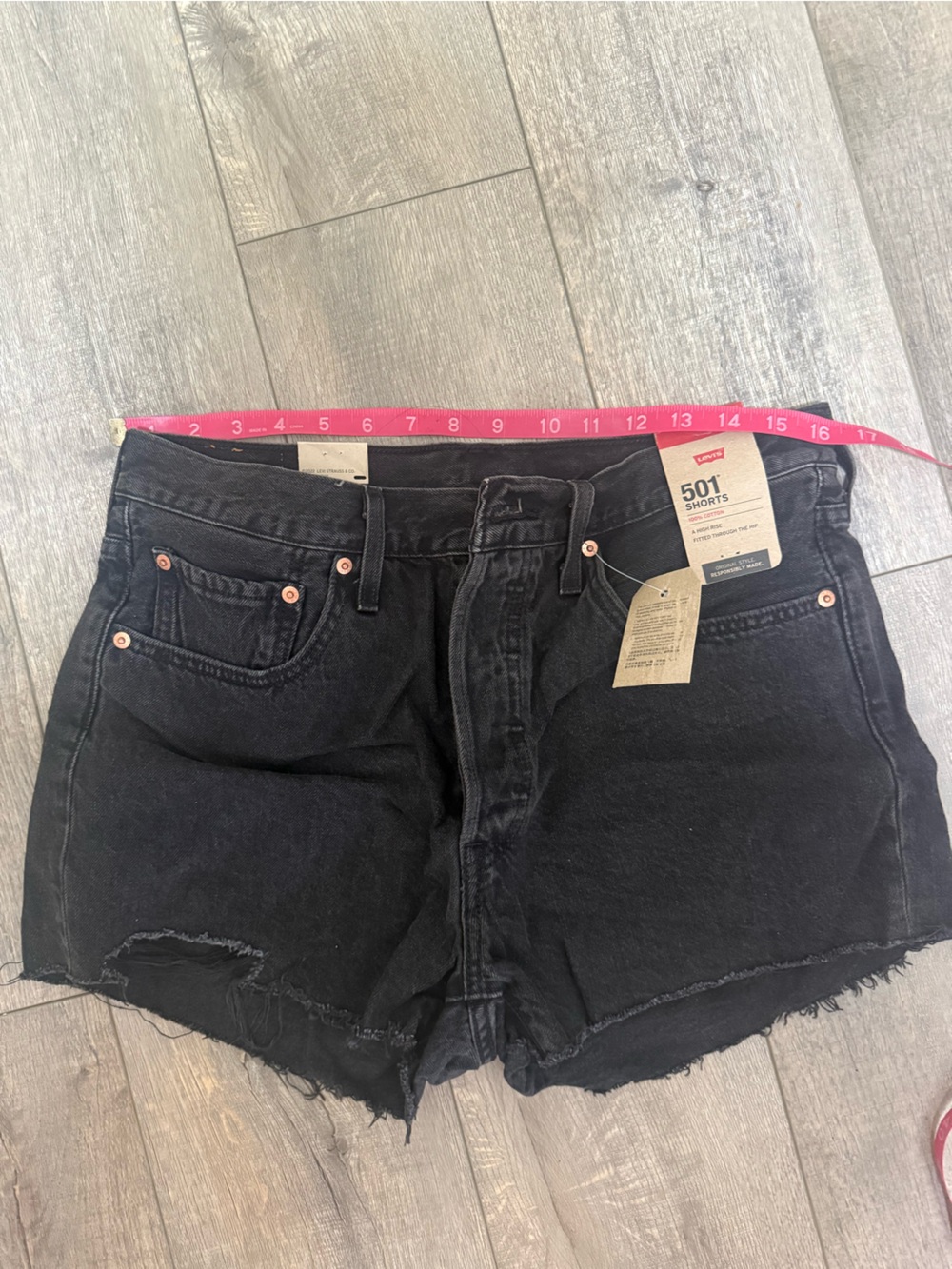 Lee Black Denim Ankle & Cropped Shorts
